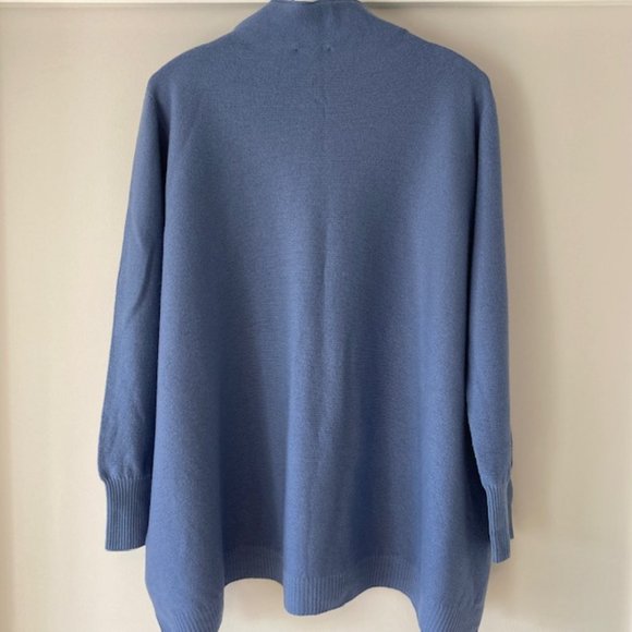 Oska 100% Virgin Wool Sweater, Periwinkle, Size 12/14 - Picture 2 of 6